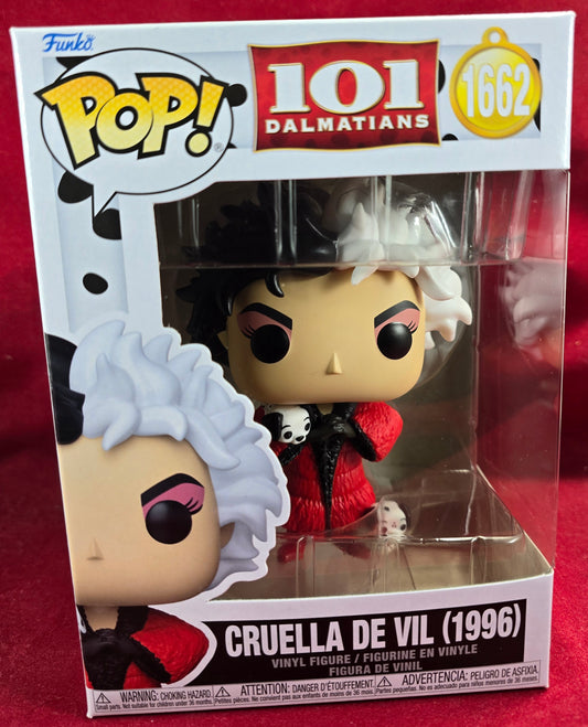 Cruella De Vil (1996) Funko # 1662 (Nib) With pop protector