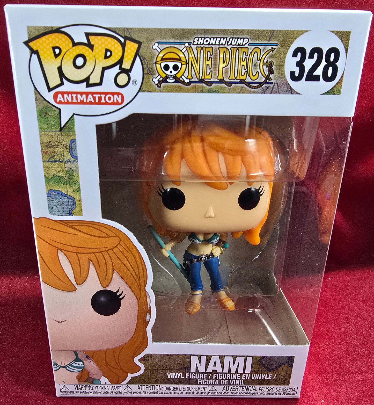 Nami Funko # 328 (Nib) 
With pop protector
