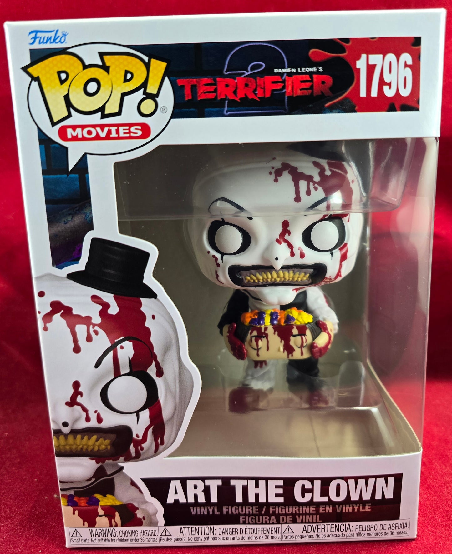 Art the Clown funko # 1796 (nib) With pop protector
