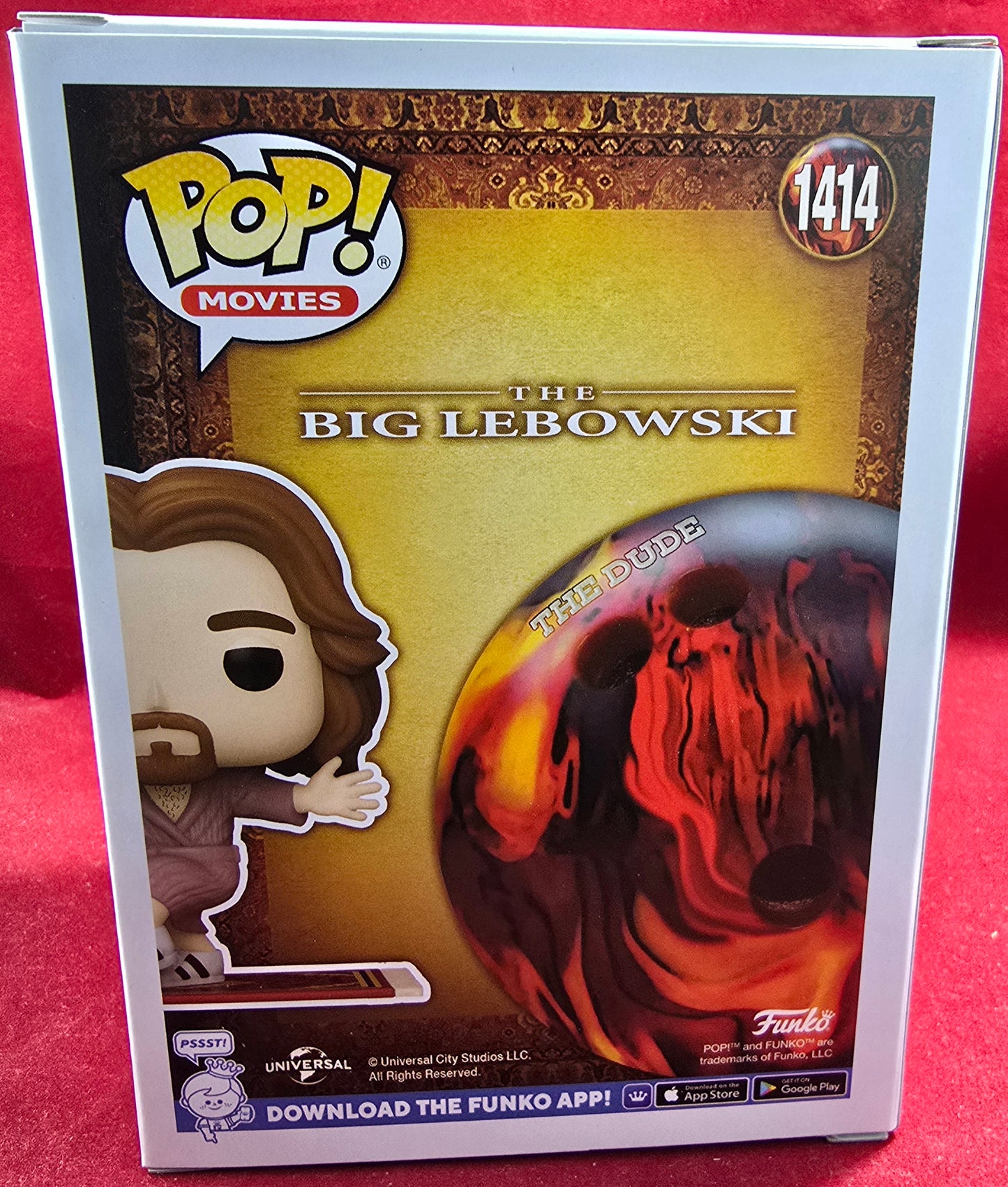 The dude 2023 summer convention funko # 1414 (nib) With pop protector