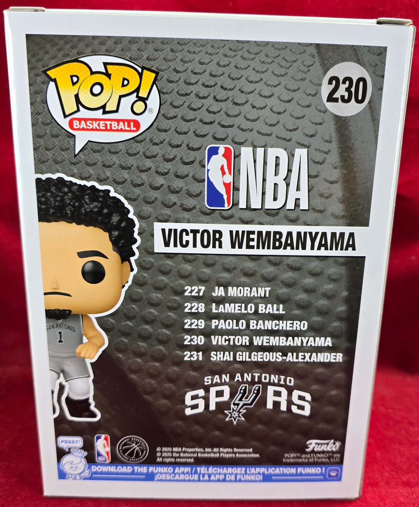 Victor Wembanyama Funko #230 (Nib)
With pop protector