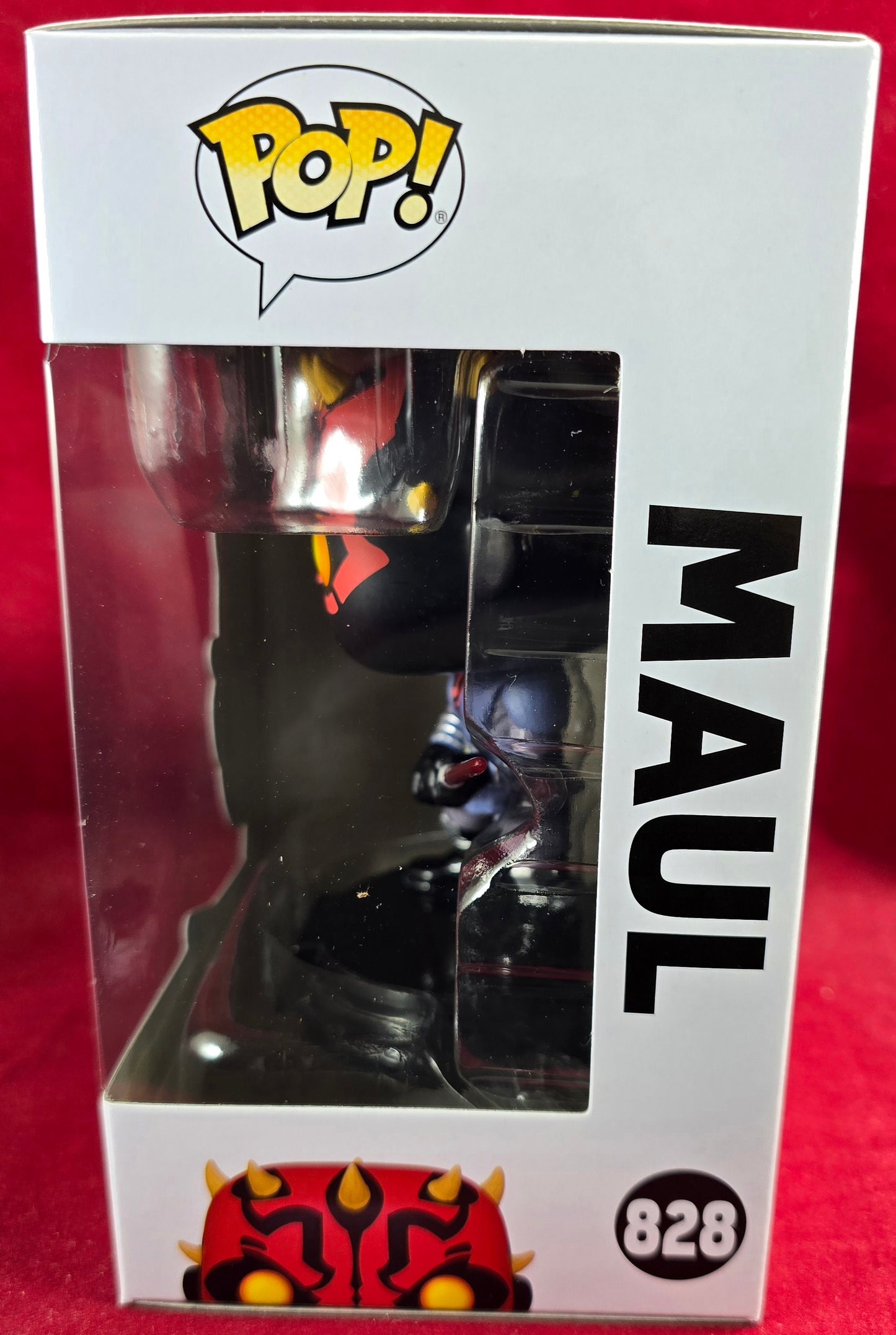Funko POP! Star Wars Maul Shadow Lord Maul #  828  (Nib)
With pop protector