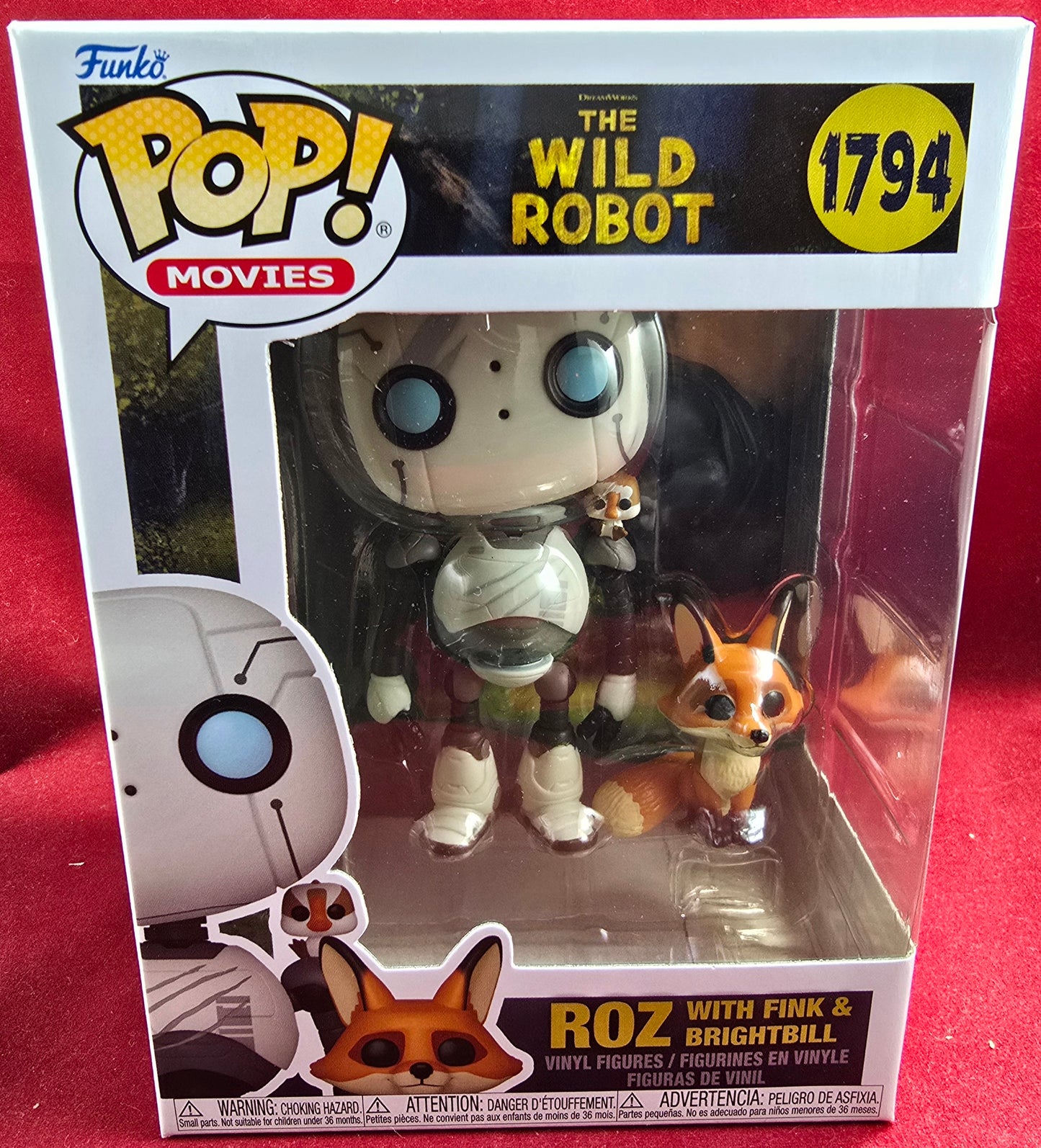 Roz with Fink & Brightbill funko # 1794 (nib) With pop protector