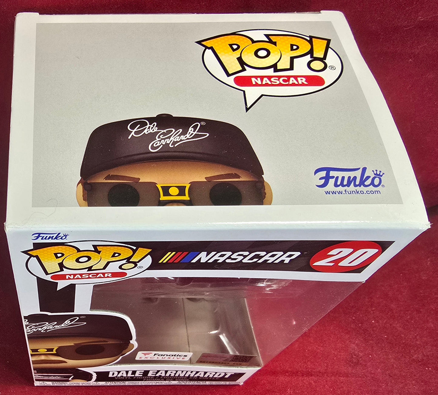 Funko Pop! Vinyl: Dale Earnhardt  Fanatics Exclusive Funko #20 (Nib) 
With pop protector