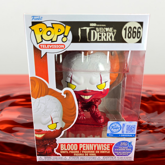 Blood Pennywise Entertainment Earth Exclusive Funko # 1866 (Nib)
With pop protector