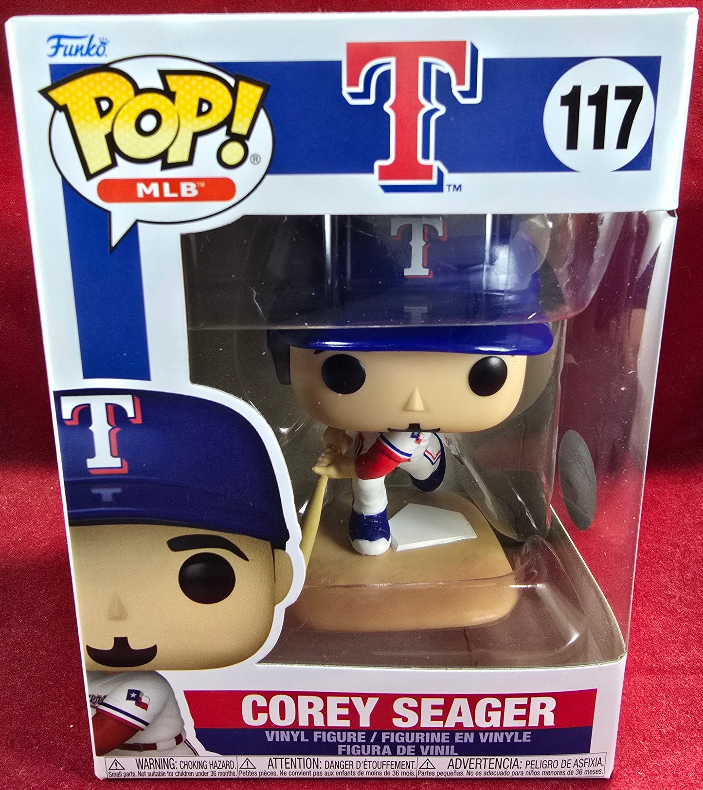 Corey Seager Funko # 117 (Nib)
With pop protector
