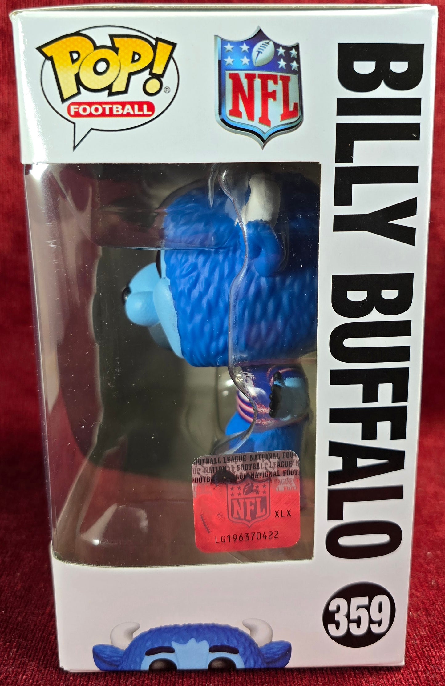 Funko! Football: Billy Buffalo # 359 (Nib)
With pop protector