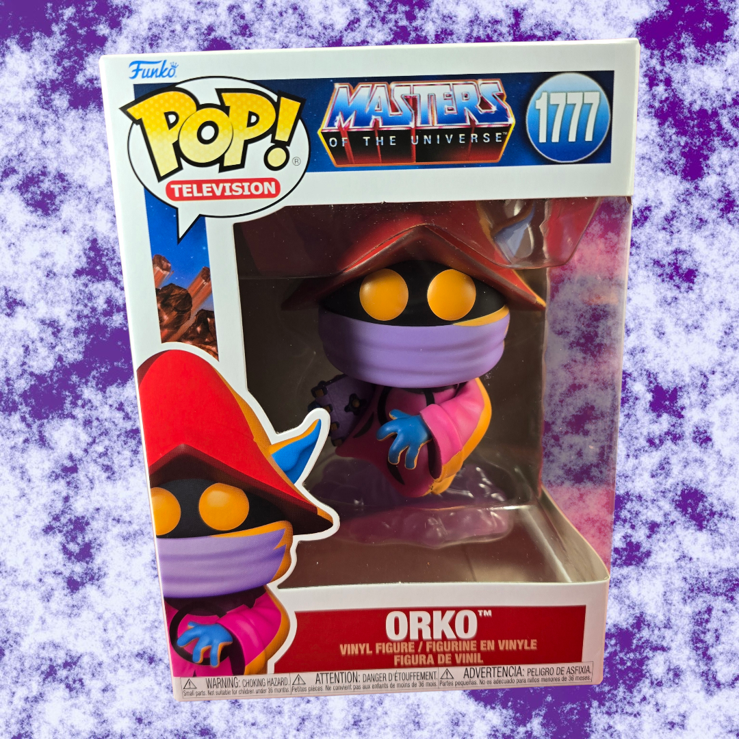 Orko Funko # 1777 (Nib)
With pop protector