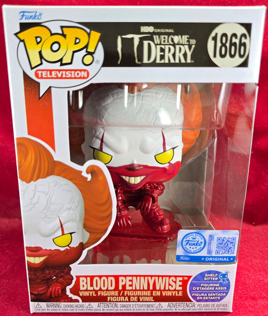 Blood Pennywise Entertainment Earth Exclusive Funko # 1866 (Nib)
With pop protector