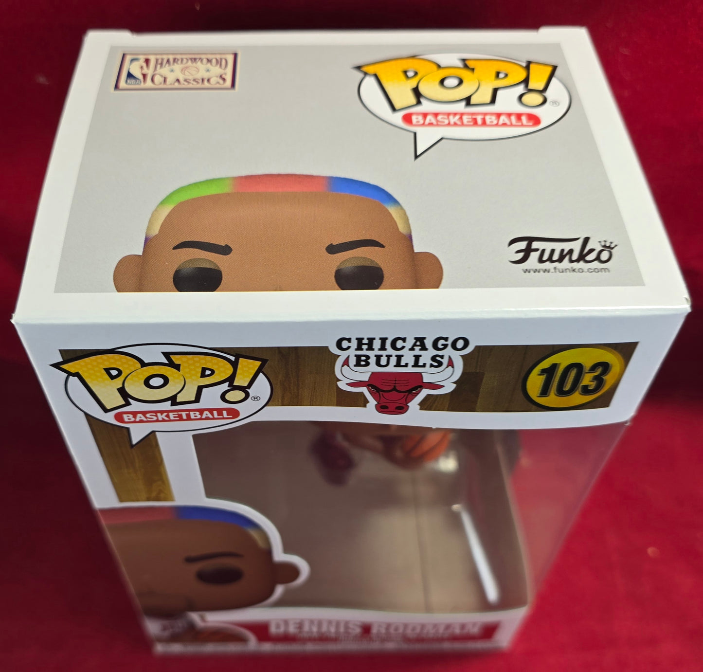 Dennis Rodman funko # 103 (nib) With pop protector