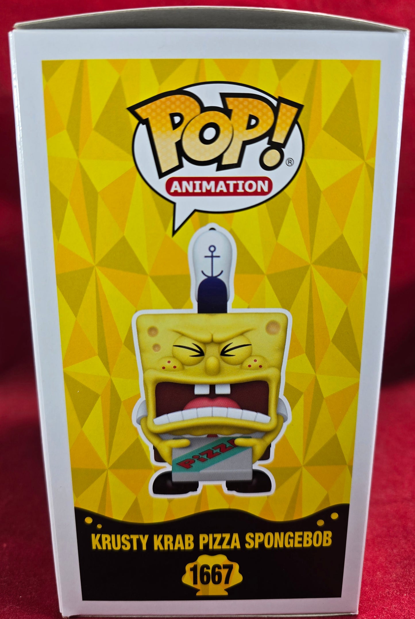 Krusty Krab Pizza SpongeBob funko # 1667 (nib) with pop protector