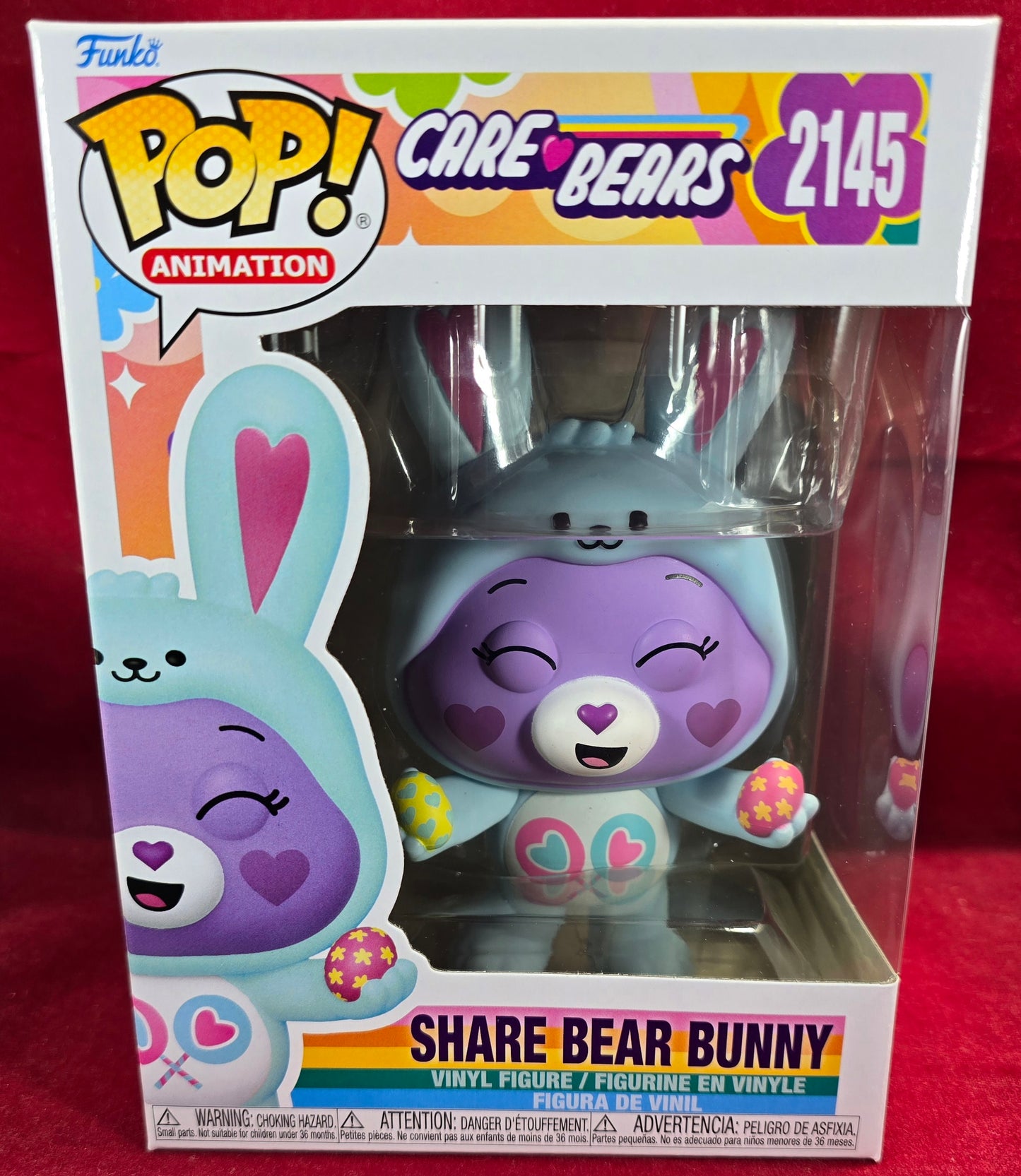 Share Bear Bunny Funko  # 2145 (Nib)
With pop protector