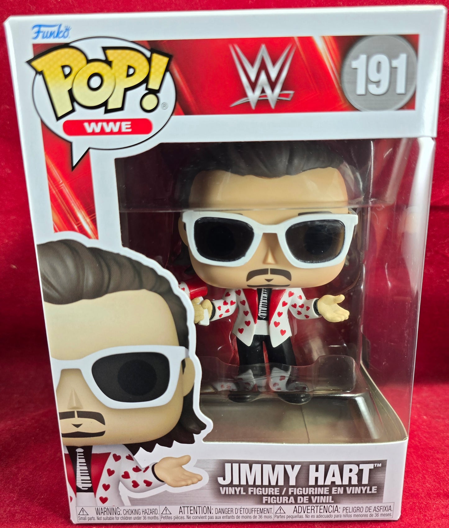 Funko Pop: WWE: Jimmy Hart #191 (Nib)
With pop protector