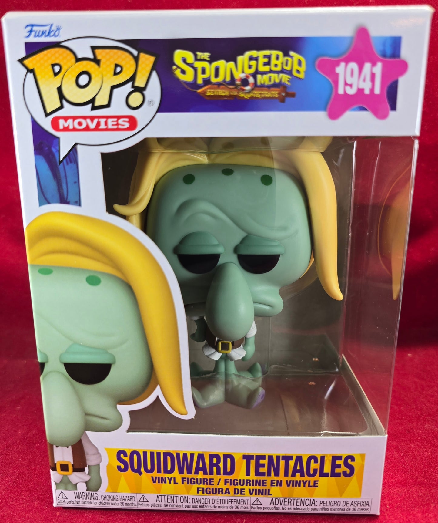 Squidward Tentacles funko # 1941 (nib)
With pop protector