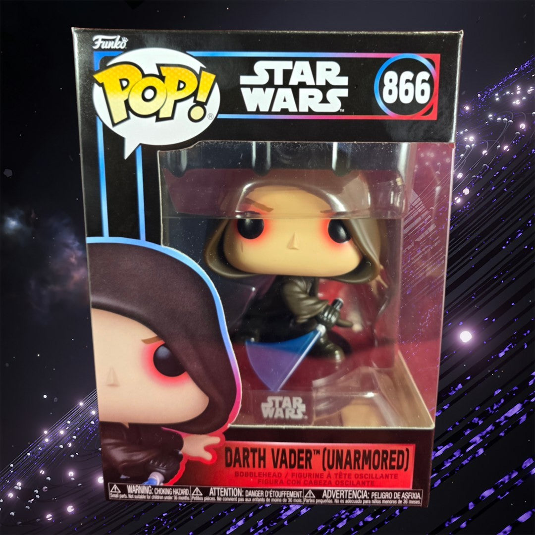 Funko! Vinyl: Darth Vader (Unarmored) # 866 (Nib)
With pop protector