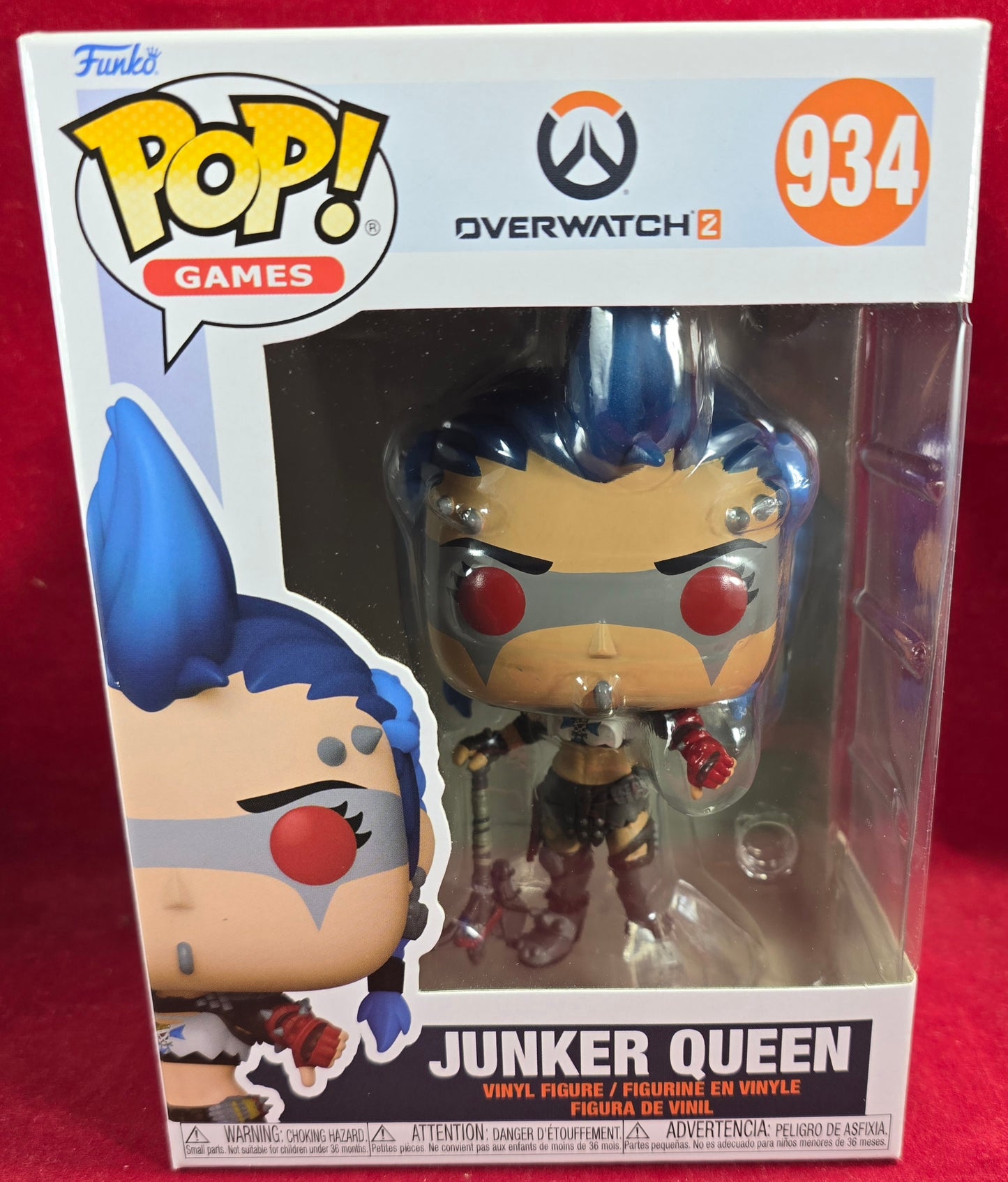 Funko Pop! Overwatch 2 - Junker Queen #934 (Nib) 
With pop protector