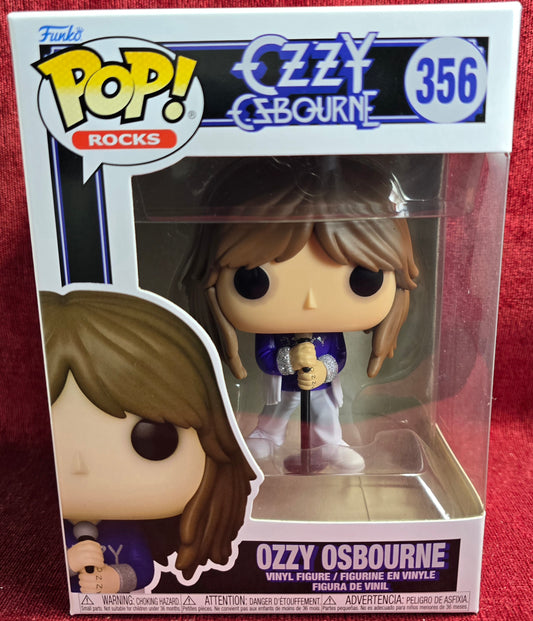 Funko Pop! Rocks:  Ozzy Osbourne  #  356 (Nib)
With pop protector