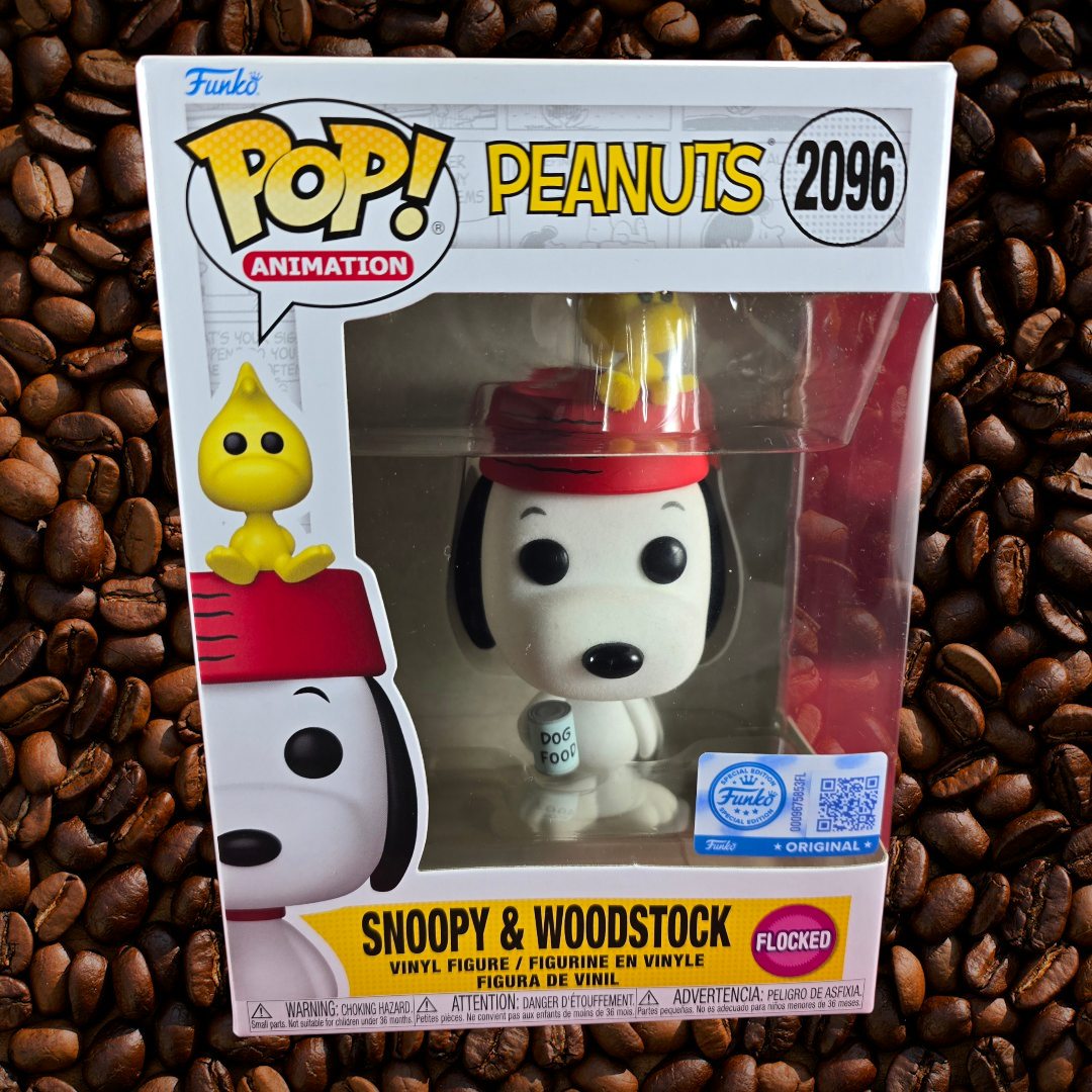 Entertainment earth exclusive Peanuts Snoopy & Woodstock Funko #2096 (Nib)
With pop protector