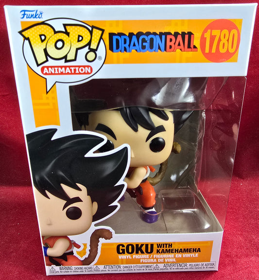 Goku with kamehameha funko # 1780 (nib) With pop protector