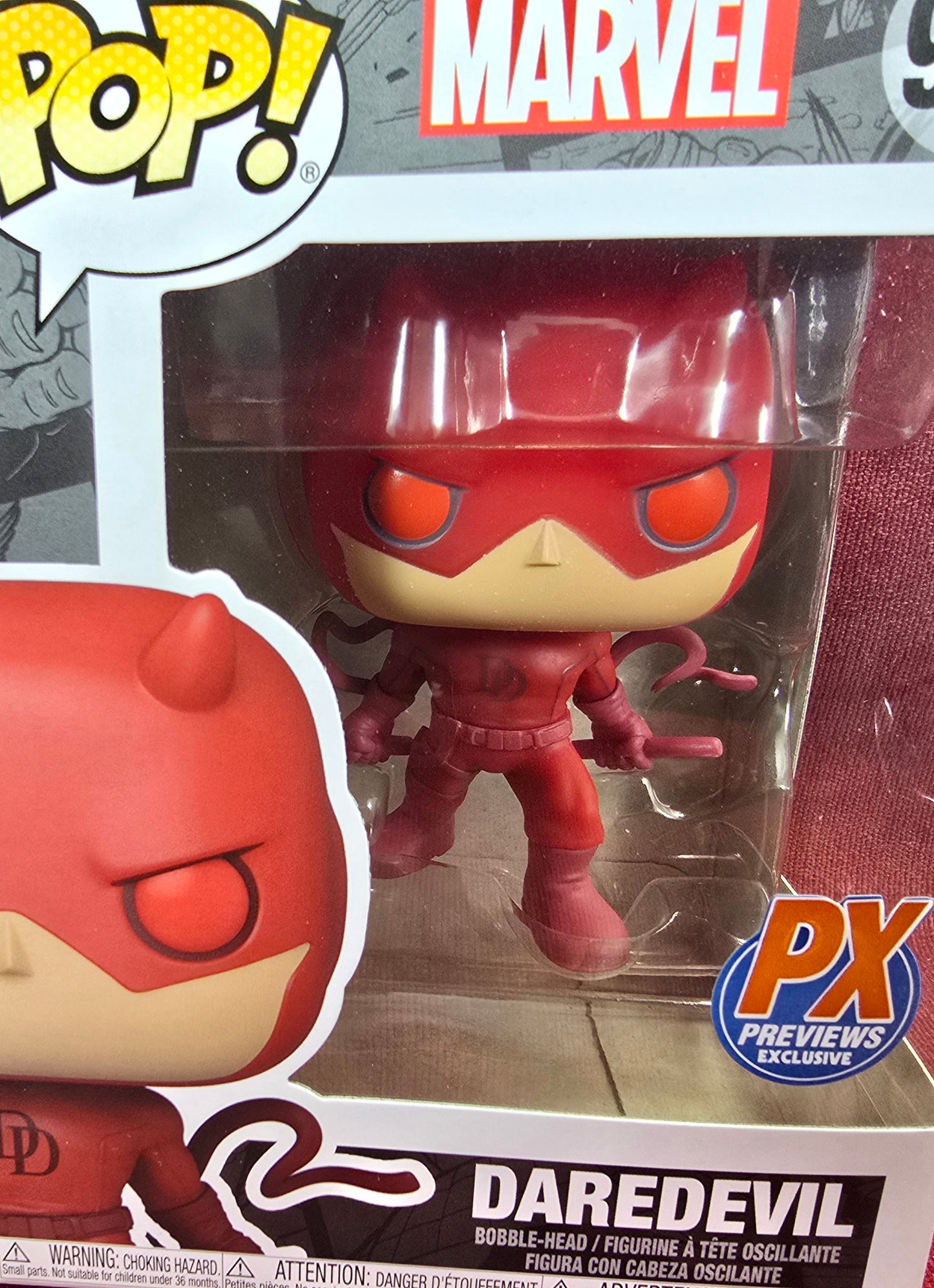 Funko Pop! Vinyl:  Daredevil PX Exclusive #954 (Nip)
With pop protector