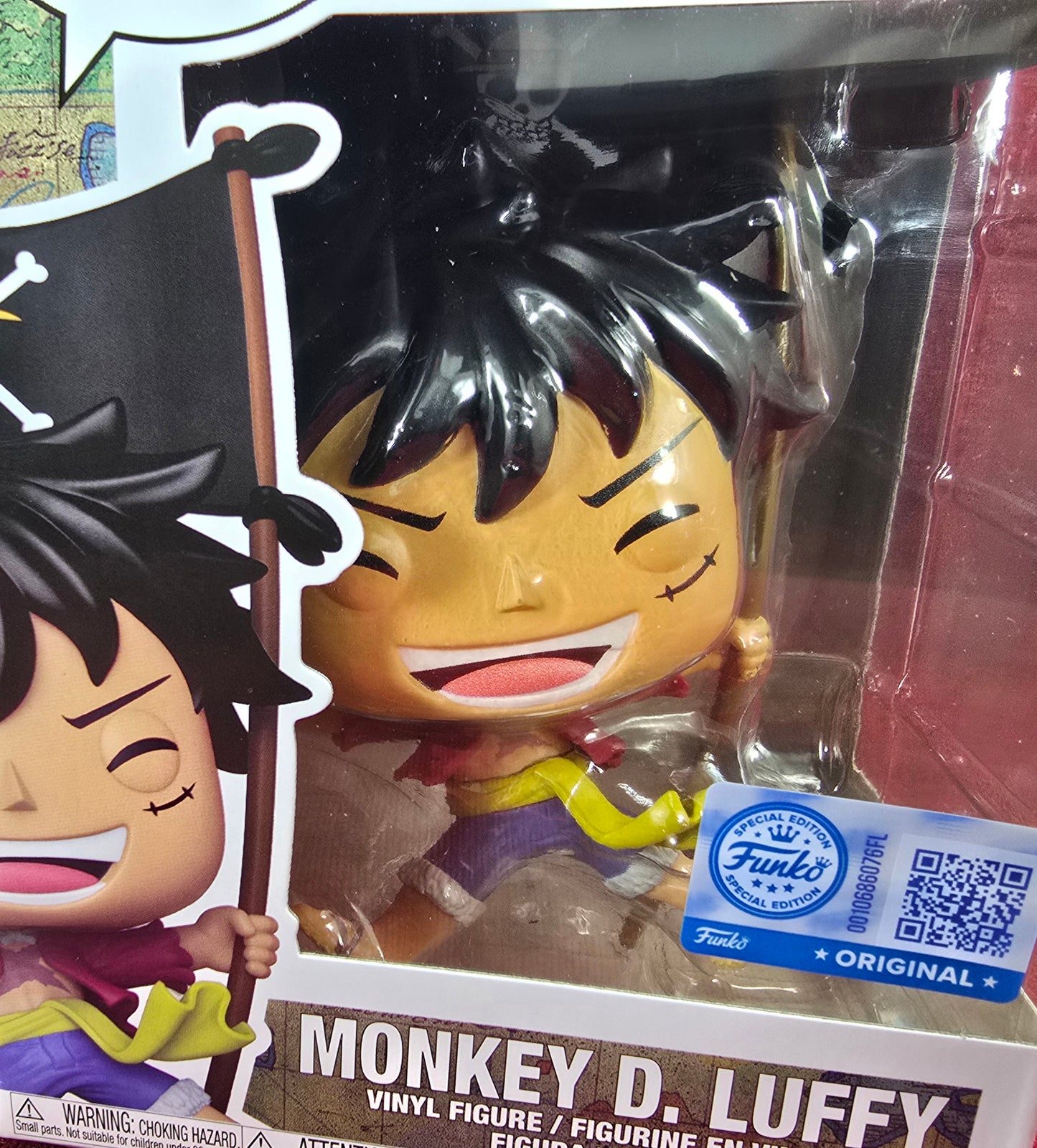 Funko Pop! Vinyl: Monkey D. Luffy Exclusive #2214 (Nib) 
With pop protector