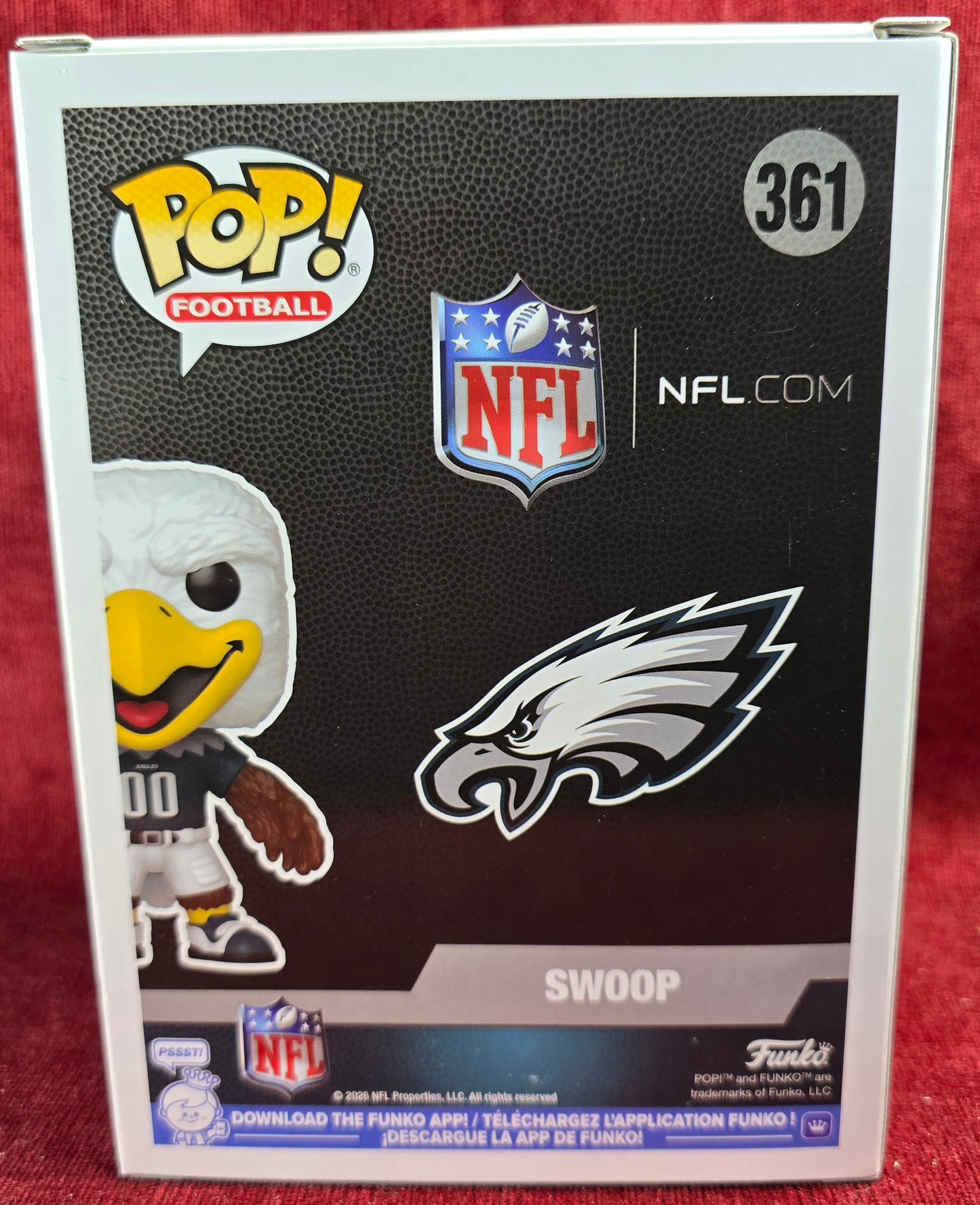 Funko! Football: Swoop # 361 (Nib)
With pop protector