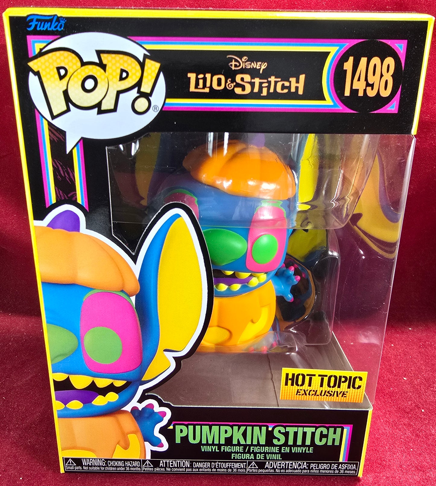 Pumpkin Stitch hot topic exclusive funko # 1498 (nib) with pop protector