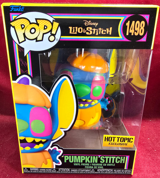 Pumpkin Stitch hot topic exclusive funko # 1498 (nib) with pop protector