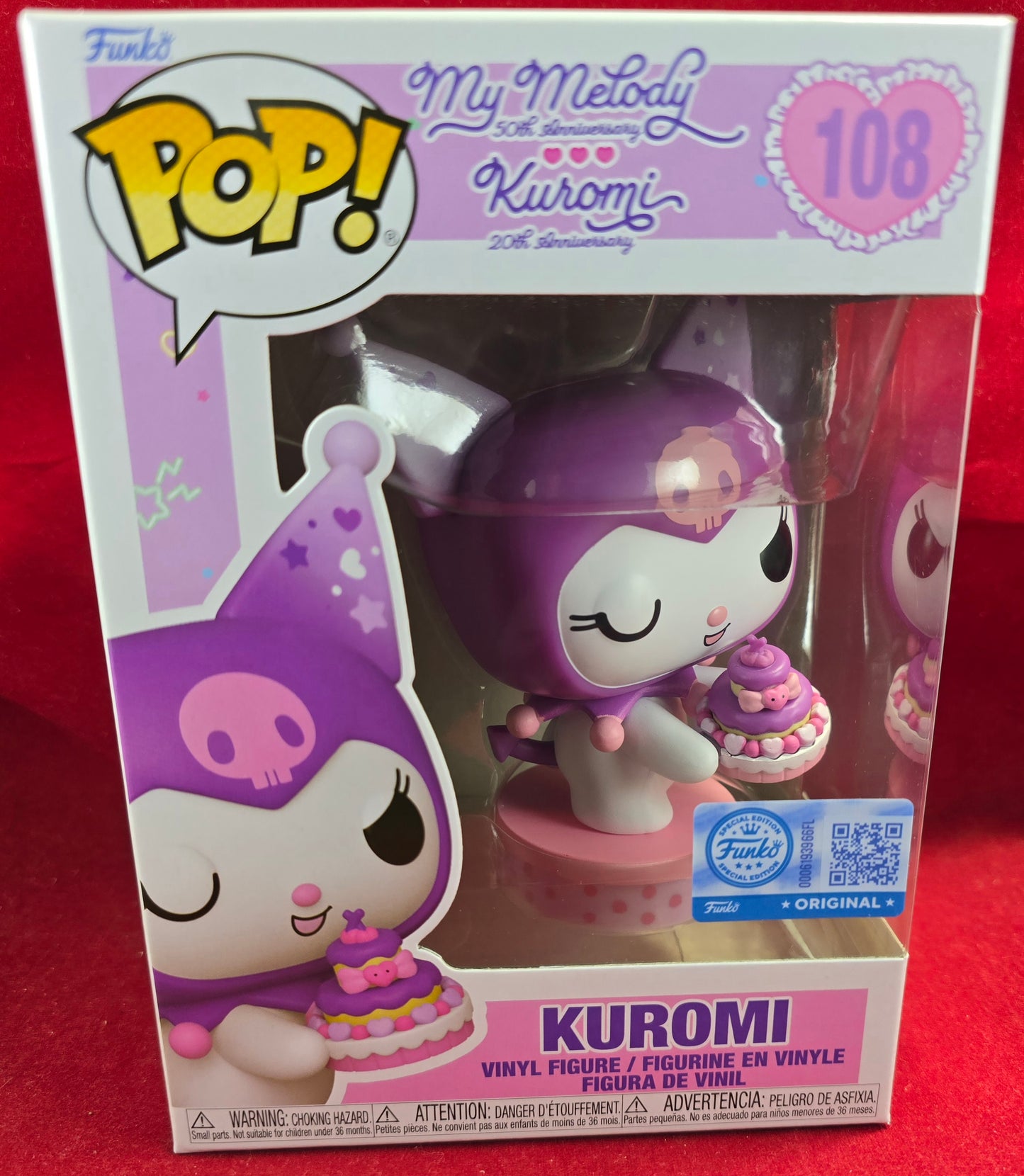 Kuromi specialty series funko # 108 (nib) With pop protector