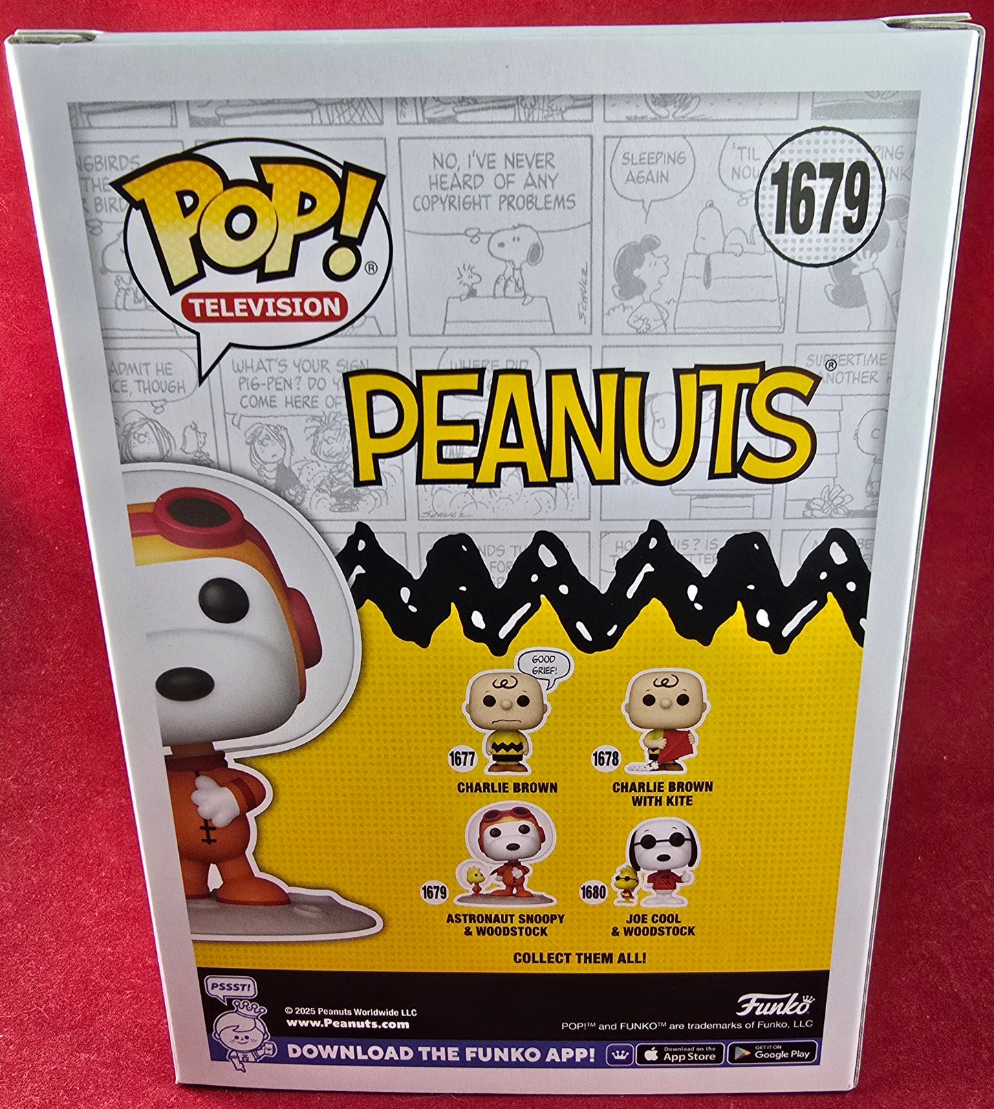 Astronaut snoopy & Woodstock funko # 1679 (nib) With pop protector