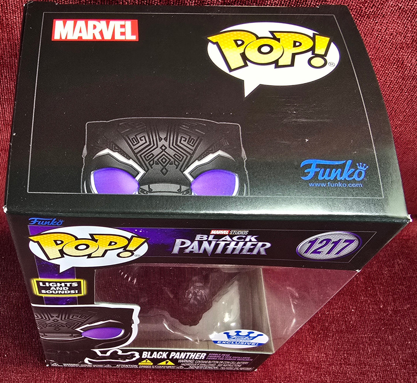 Funko Pop! Vinyl: Black Panther Exclusive #1217 (Nib)
With pop protector