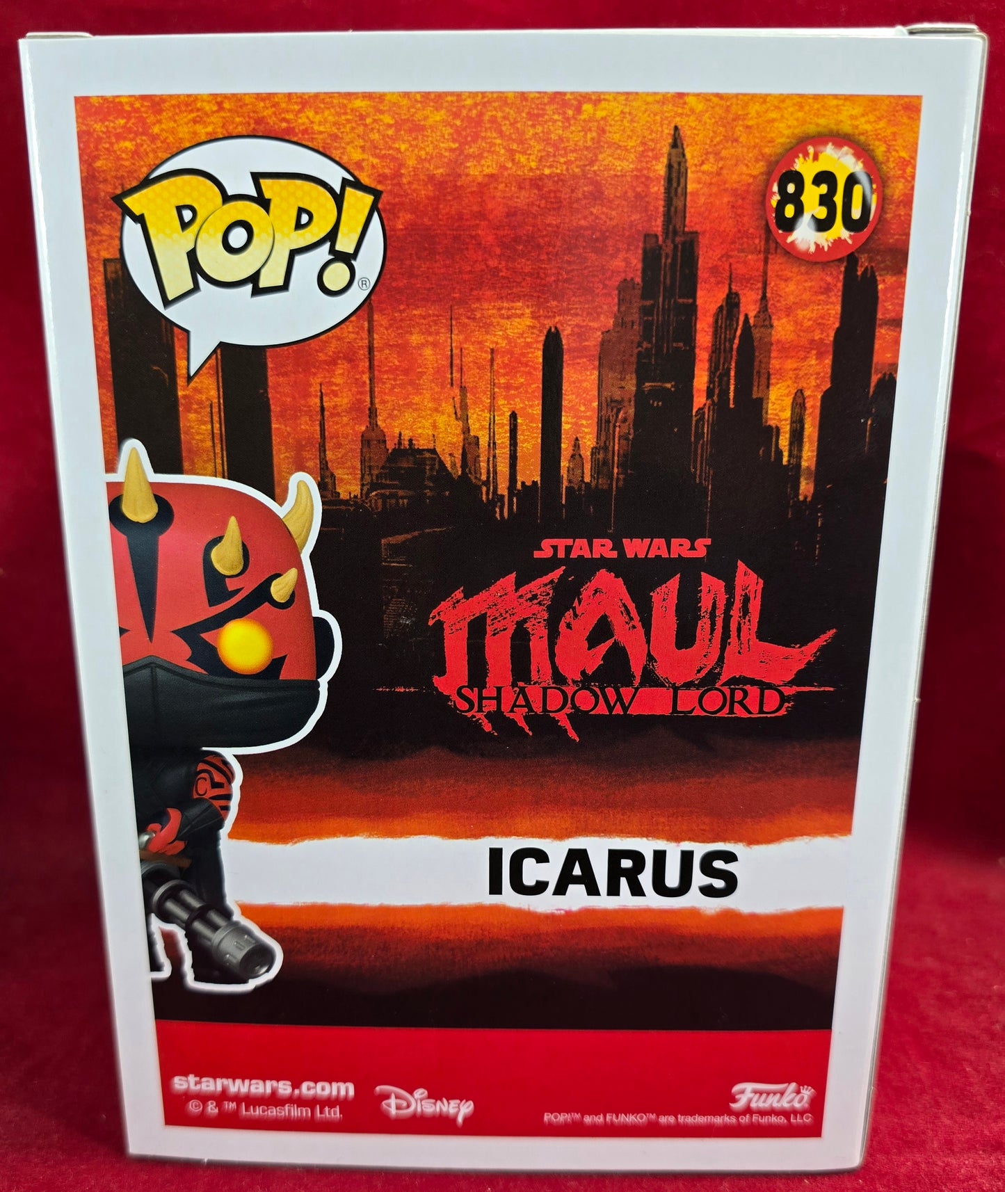 Funko Pop! ICARUS  #830 (Nib)
With pop protector