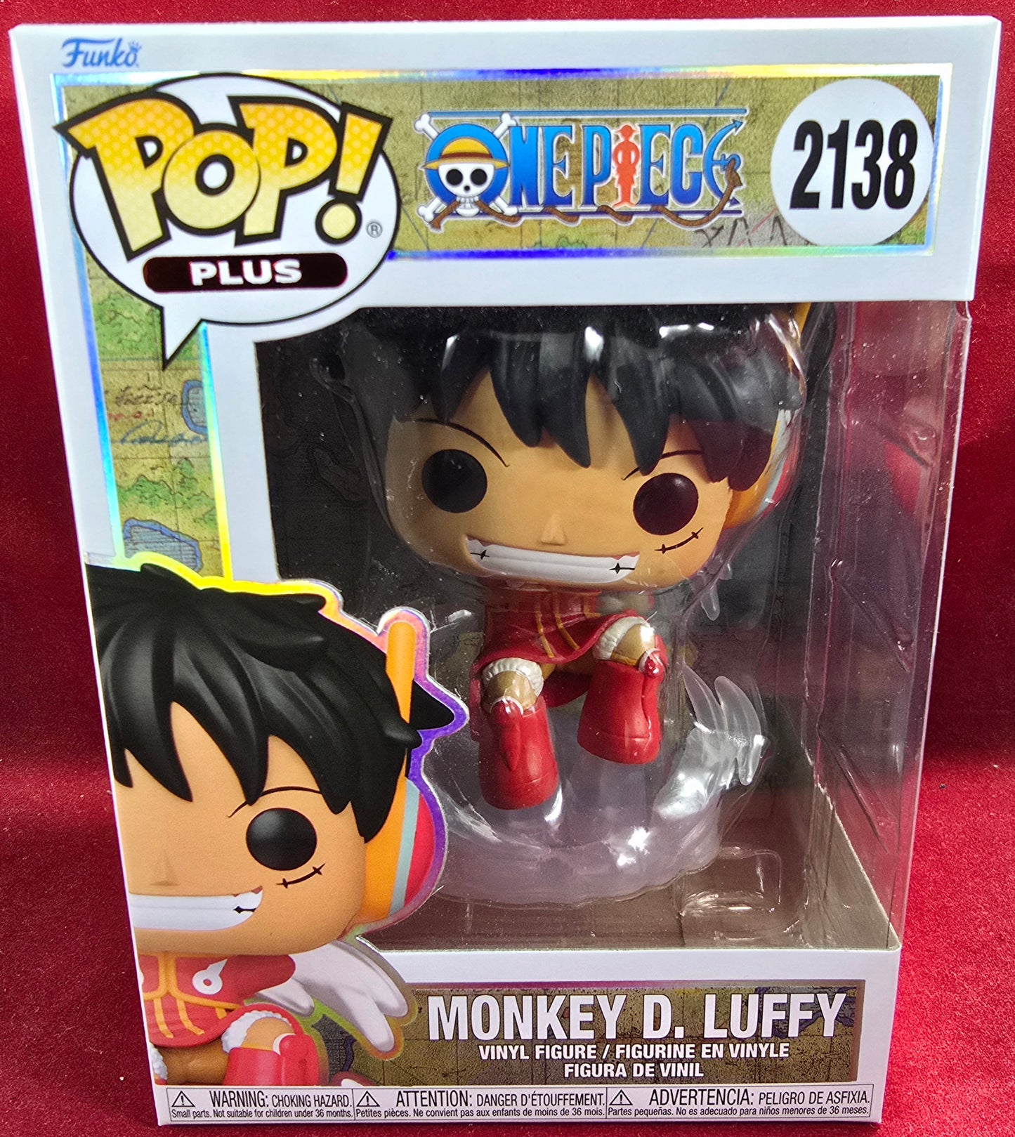 Monkey d. Luffy funko # 2138 (nib) with pop protector