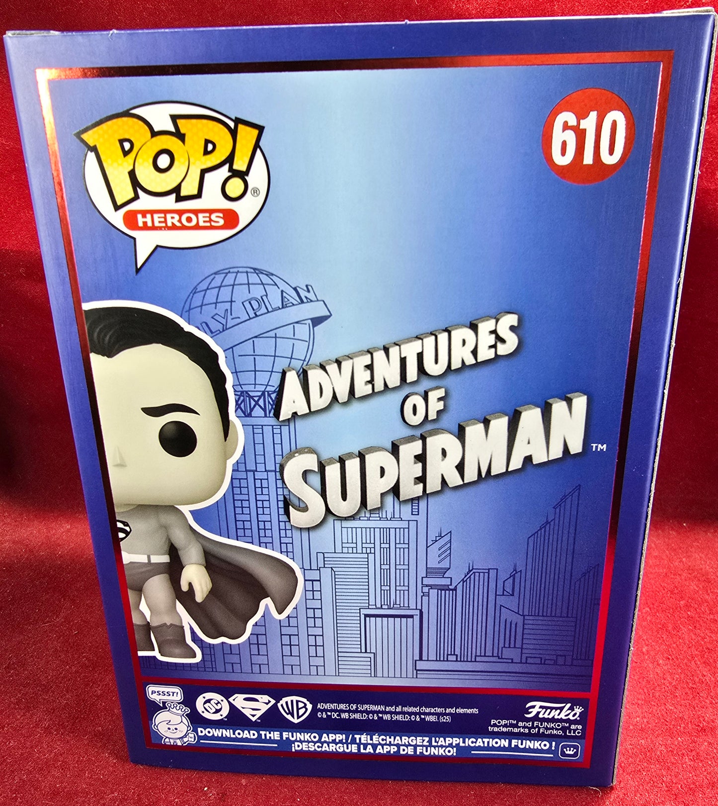 Superman '50 Funko (Nib) # 610
With pop protector