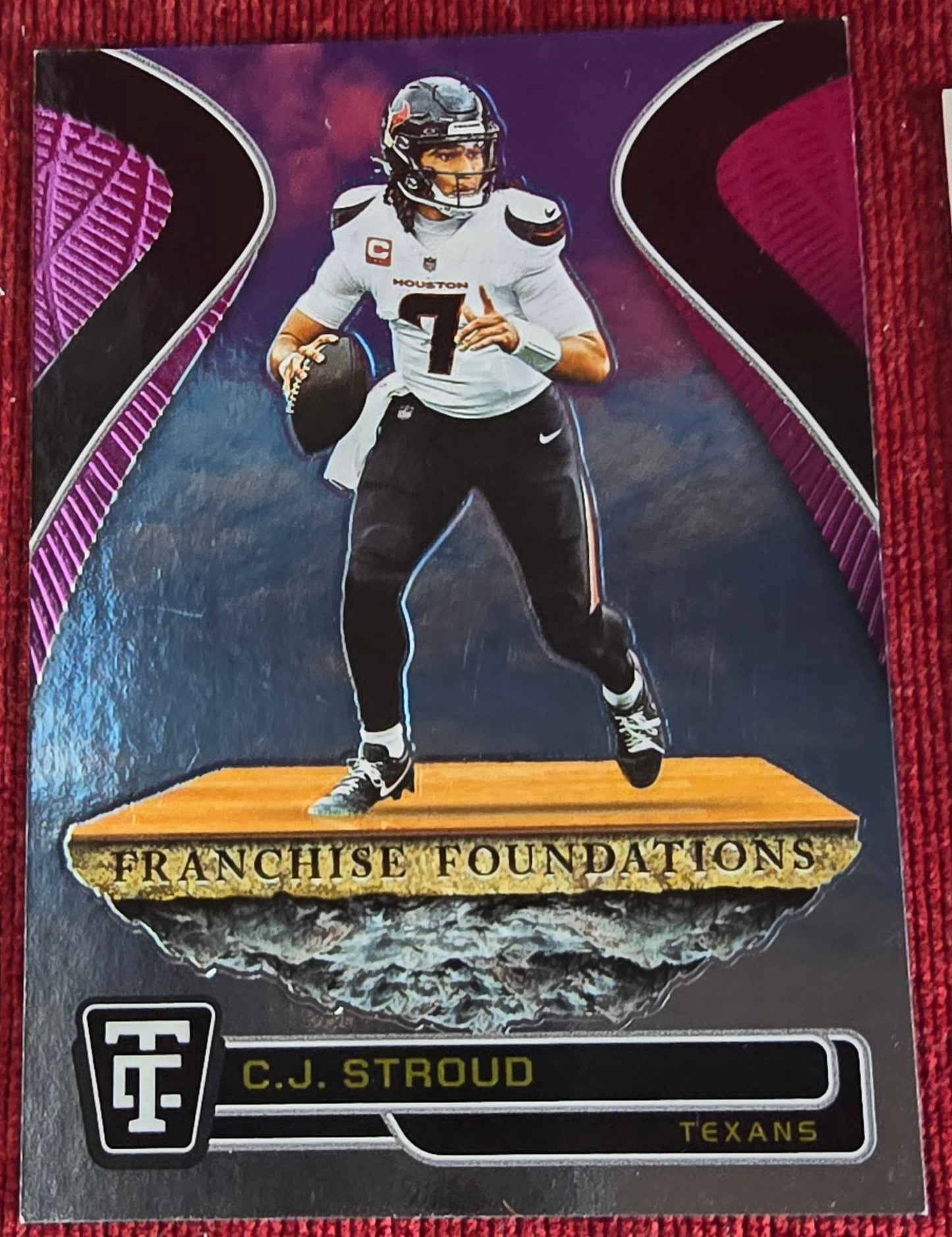 Houston Texans Past And Present Team Football Card Set of 15.