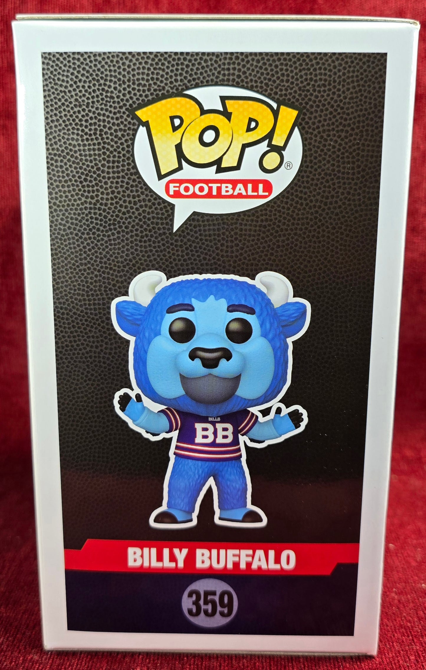 Funko! Football: Billy Buffalo # 359 (Nib)
With pop protector