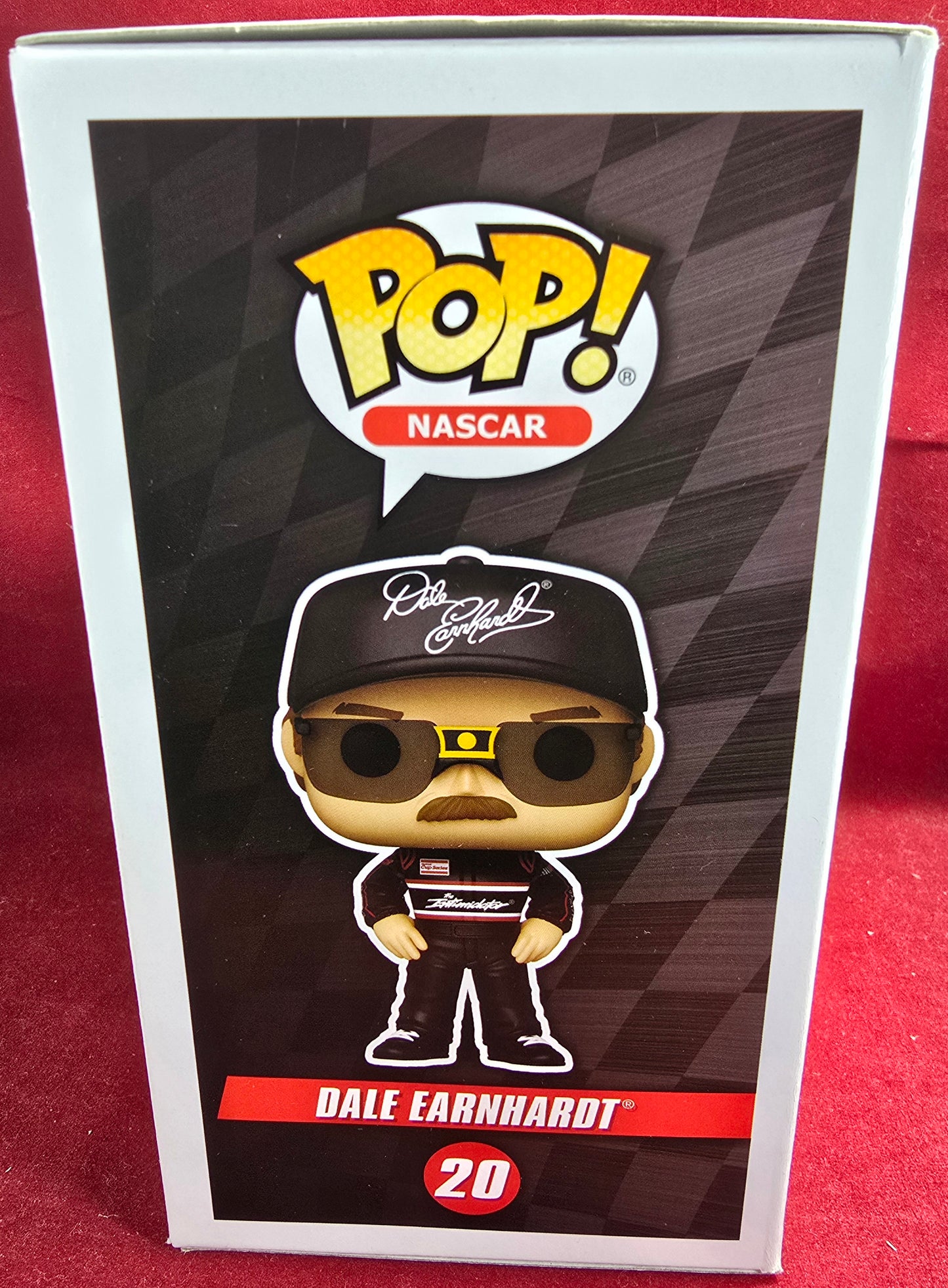 Funko Pop! Vinyl: Dale Earnhardt  Fanatics Exclusive Funko #20 (Nib) 
With pop protector