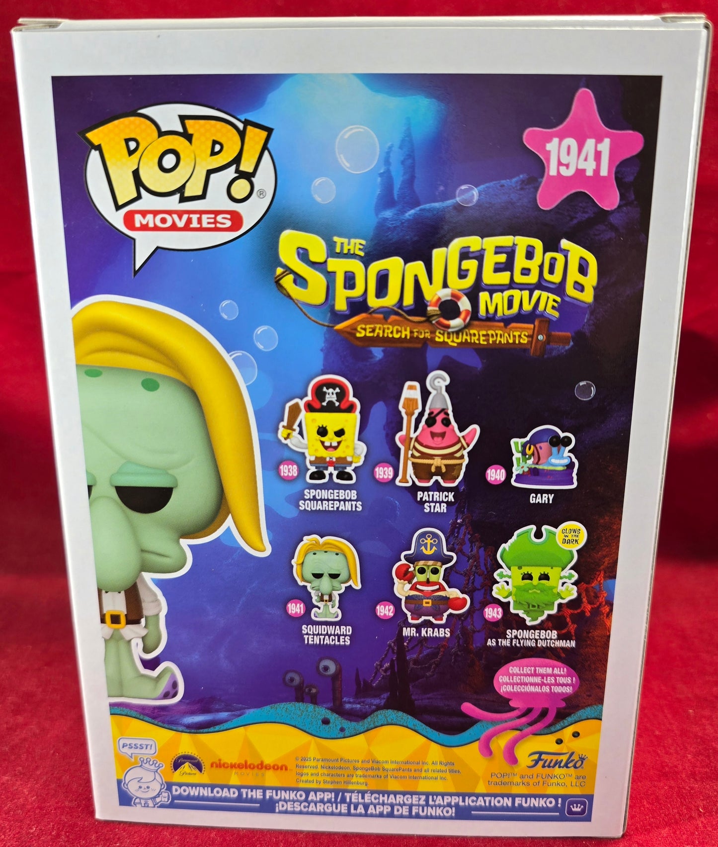 Squidward Tentacles funko # 1941 (nib)
With pop protector