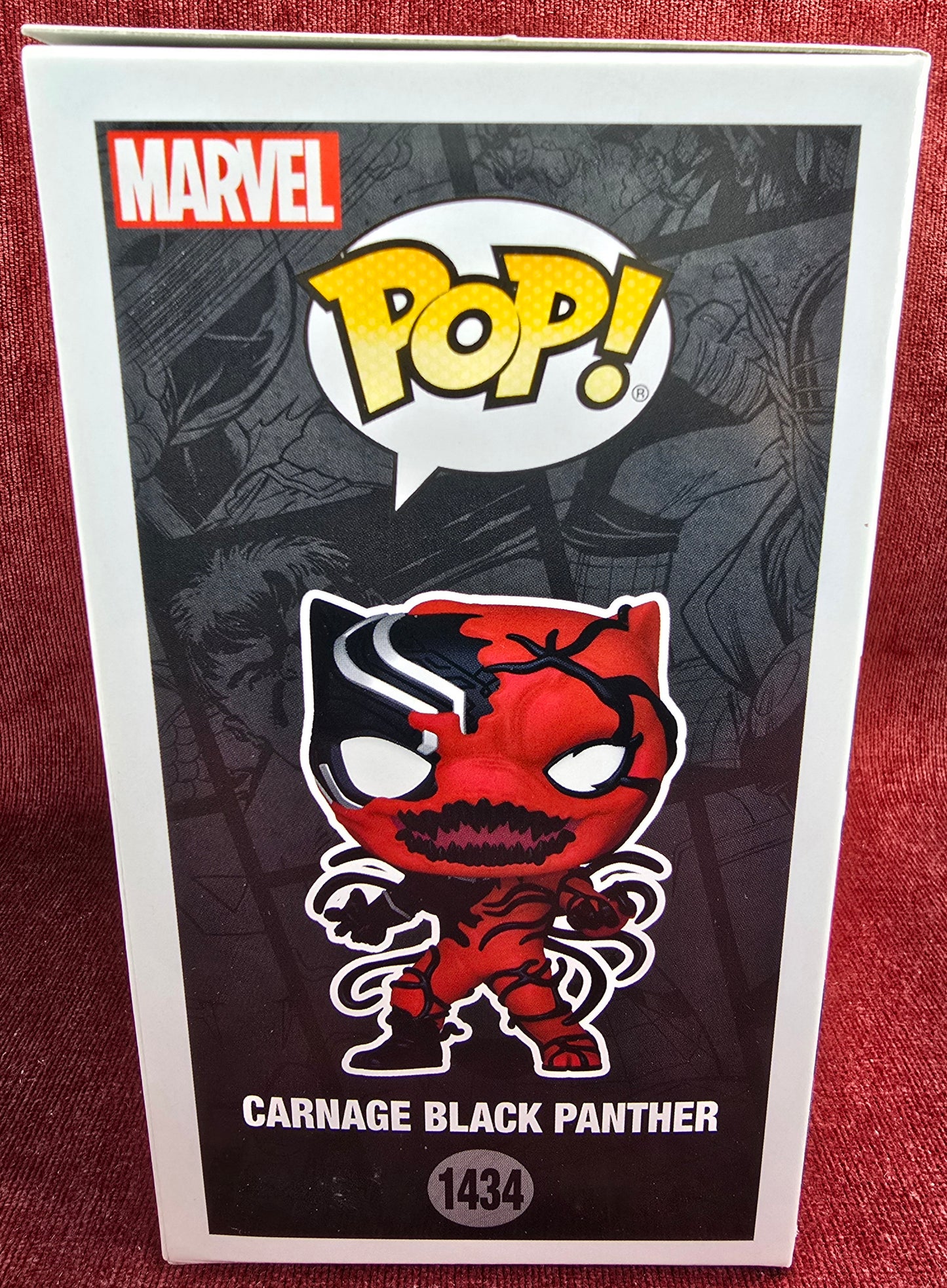 Funko Pop! Vinyl: Carnage Black Panther # 1434 (Nib)
With pop protector