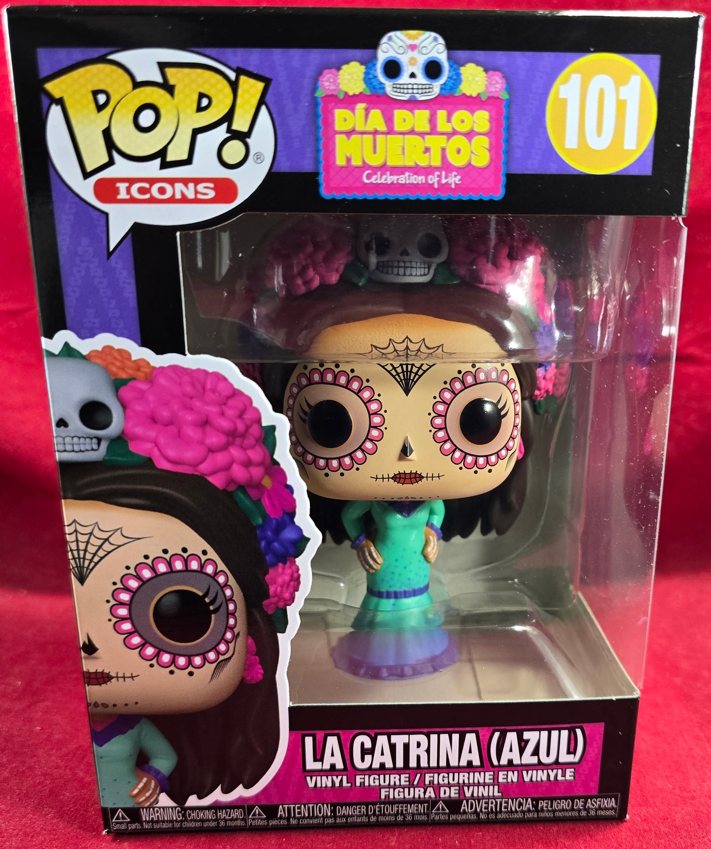 La Catrina (Azul) funko # 101 (nib) With pop protector