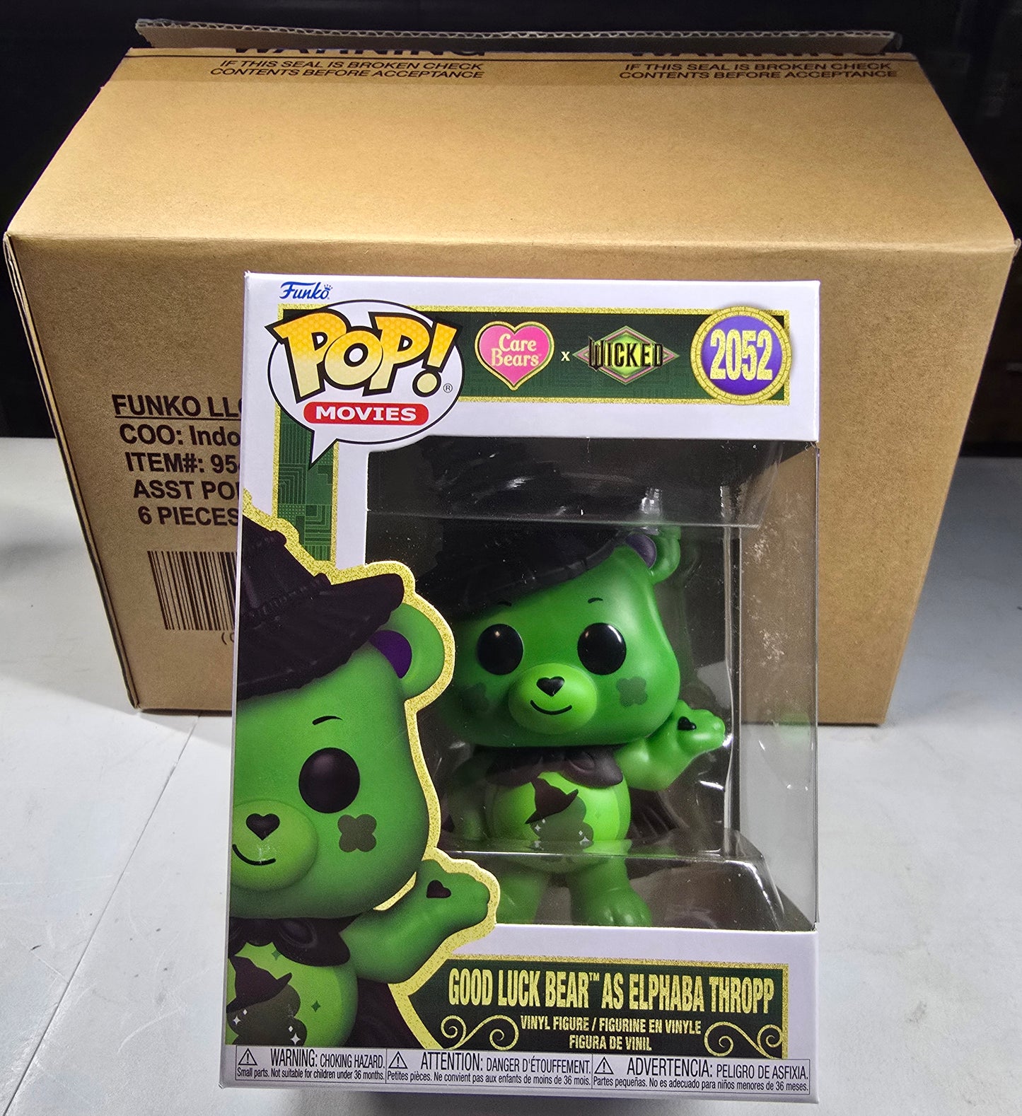 Funko POP! Vinyl: Good Luck Bear Elphaba # 2052 (Nib) 
With pop protector
