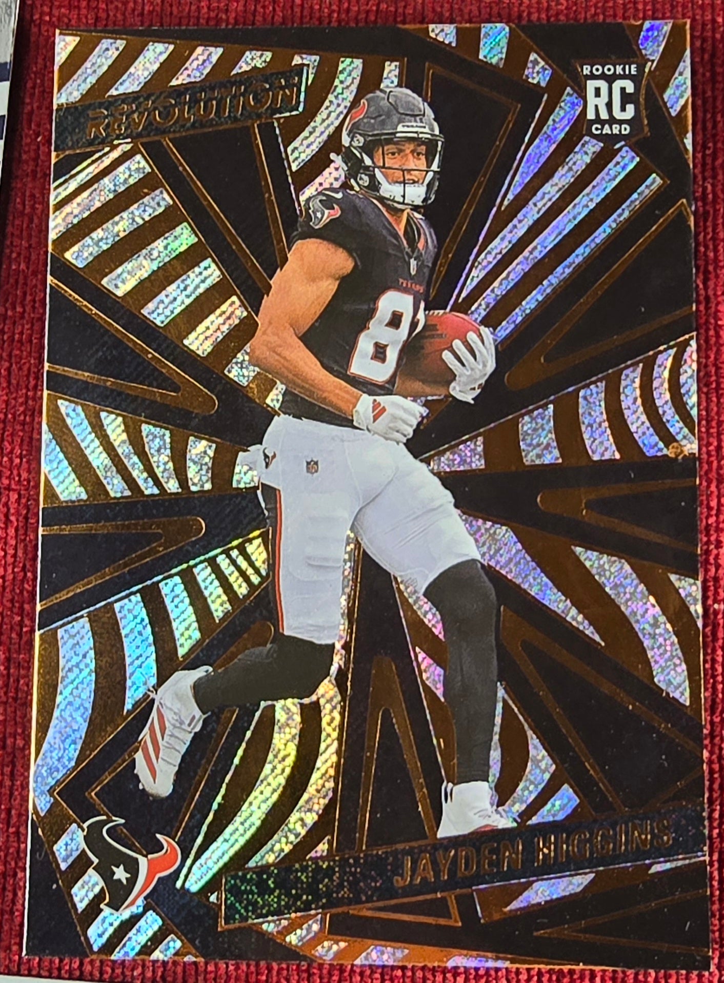 Houston Texans Past And Present Team Football Card Set of 15.
