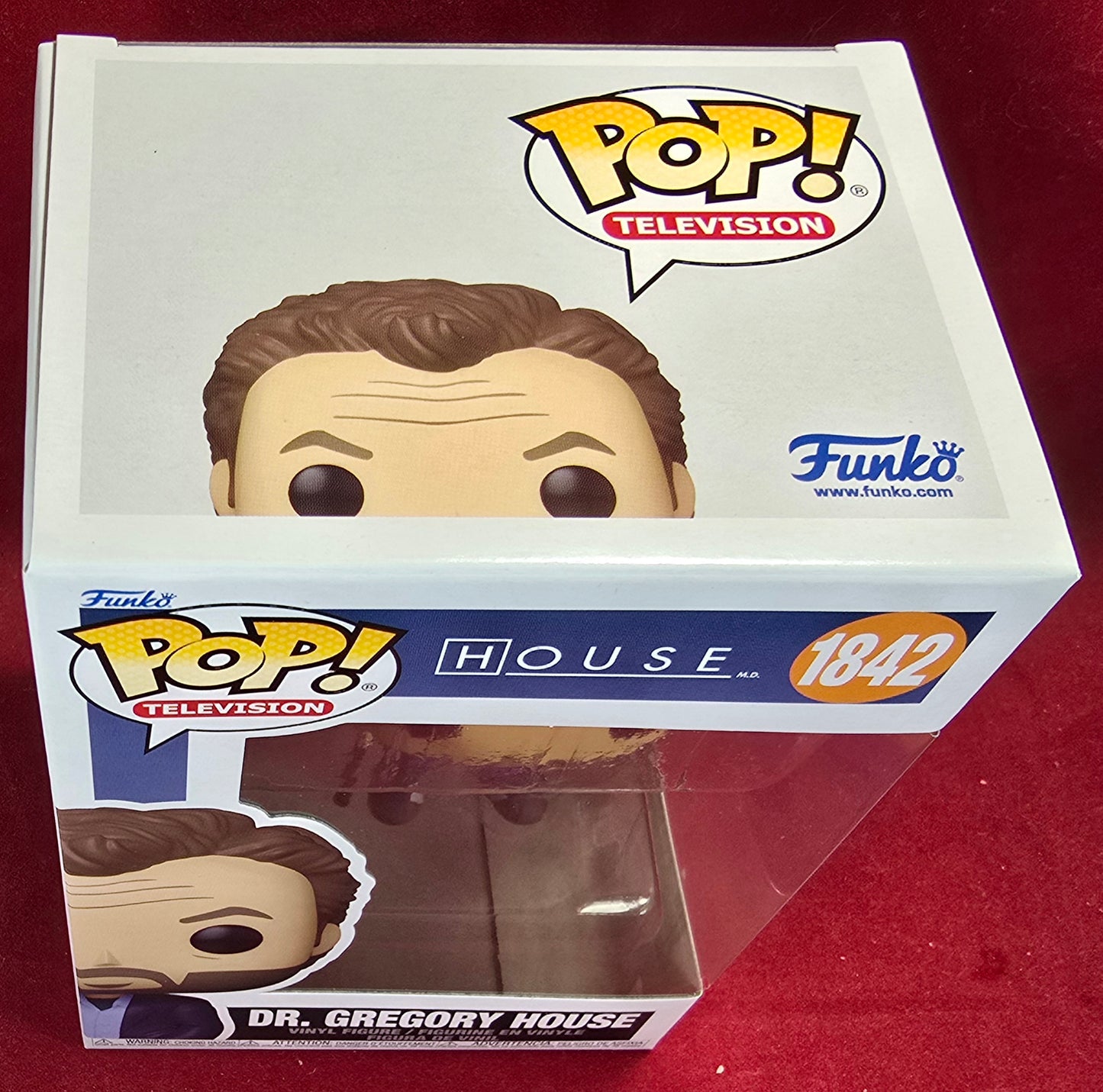 Dr. Gregory House funko # 1842 (nib) with pop protector