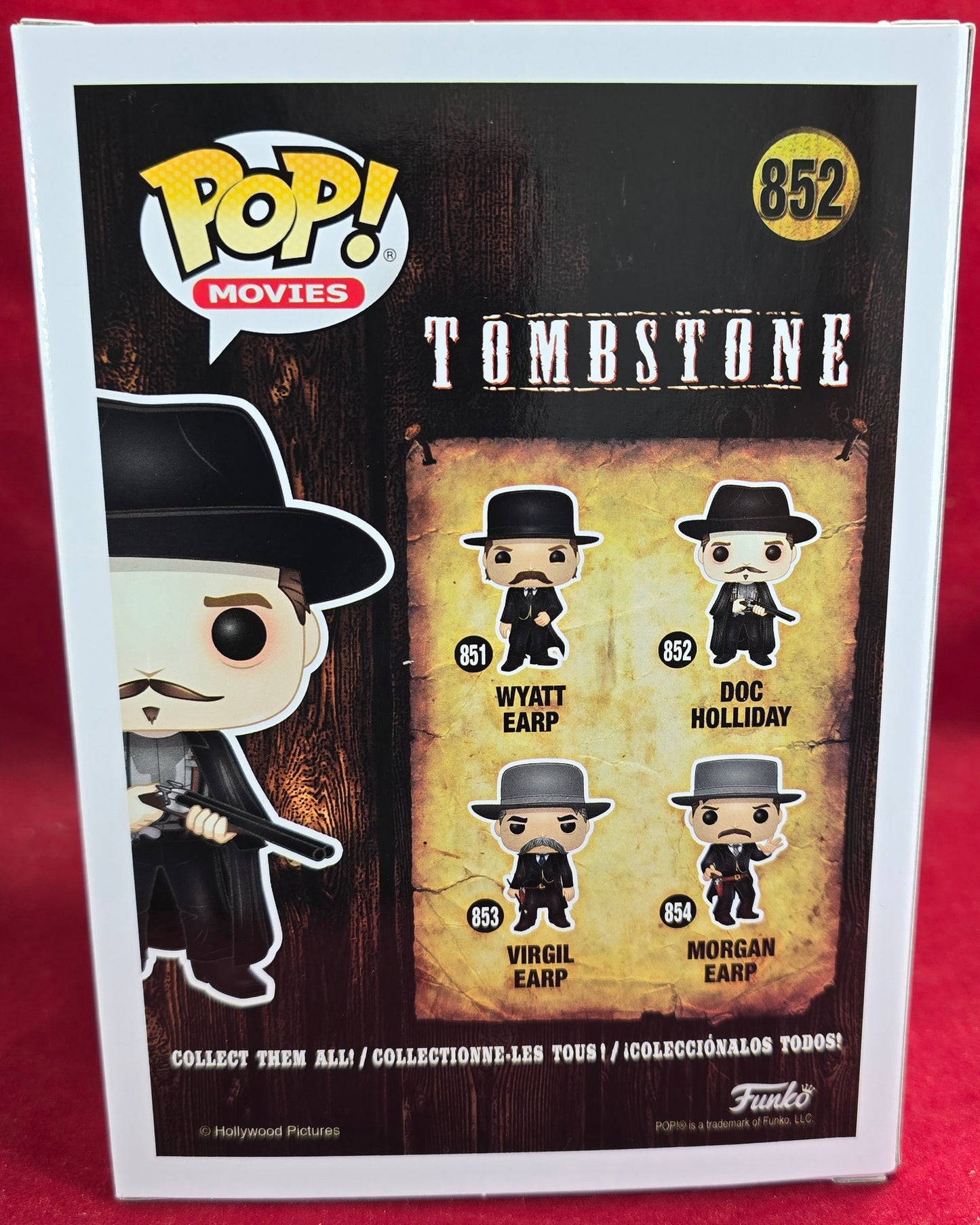 Doc Holliday Funko # 852 (Nib)
With pop protector