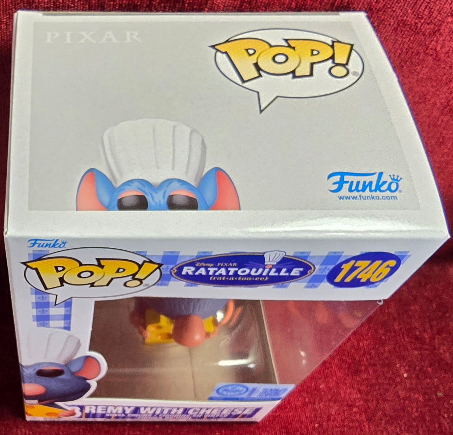 FUNKO POP! Animation: REMY With Cheese Exclusive # 1746 (Nib)
With pop protector