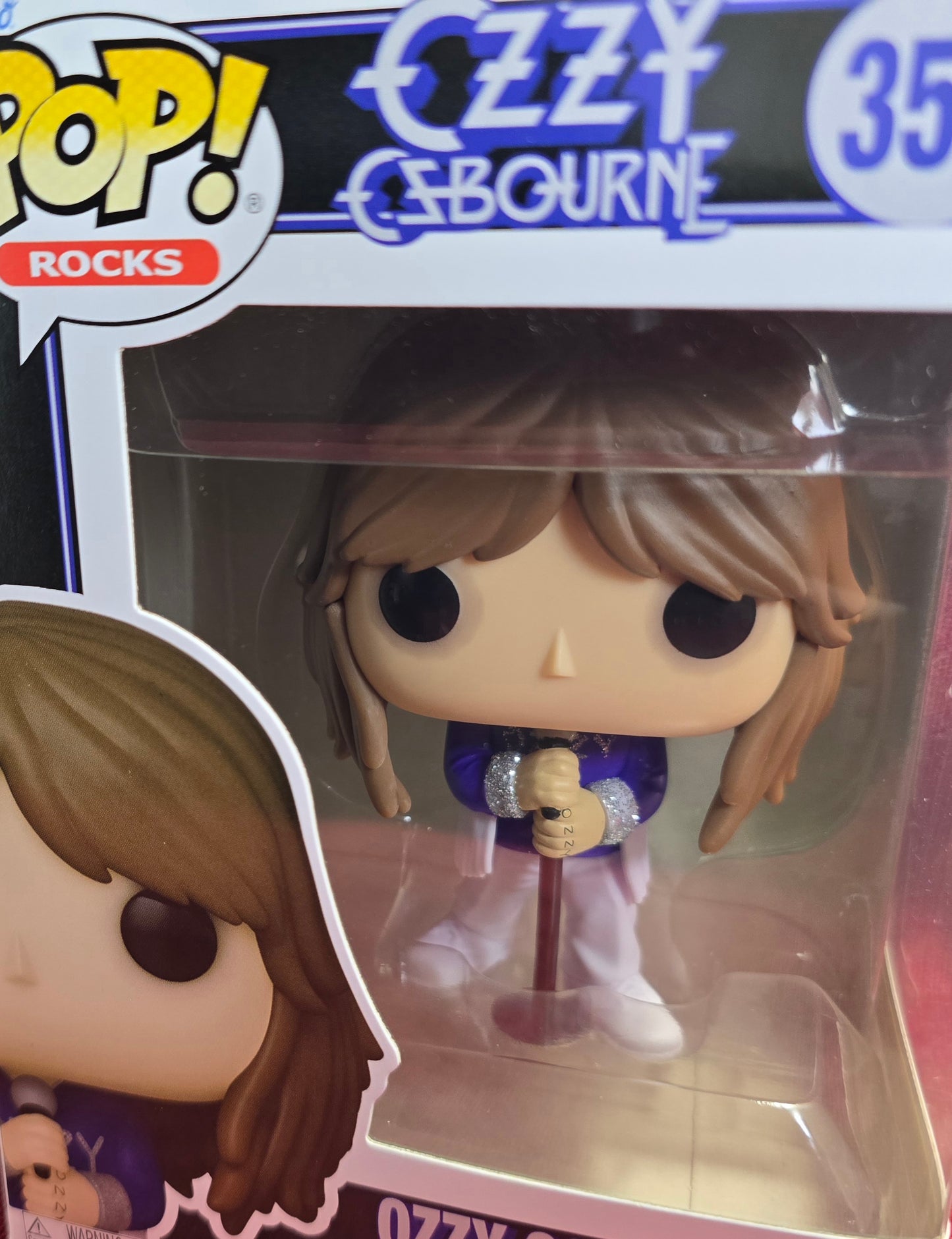 Funko Pop! Rocks:  Ozzy Osbourne  #  356 (Nib)
With pop protector