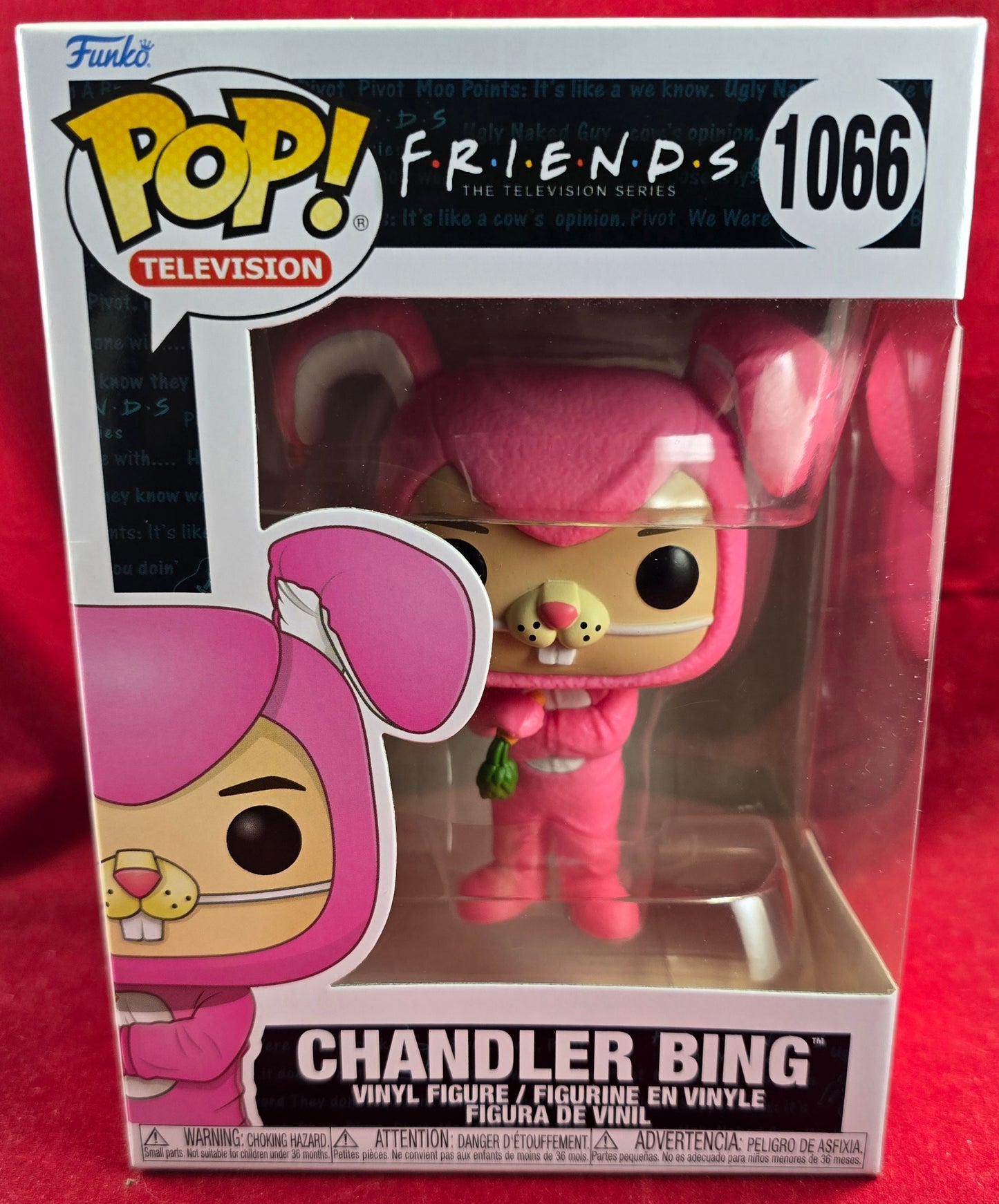 Chandler Bing funko # 1066 (nib) With a pop protector