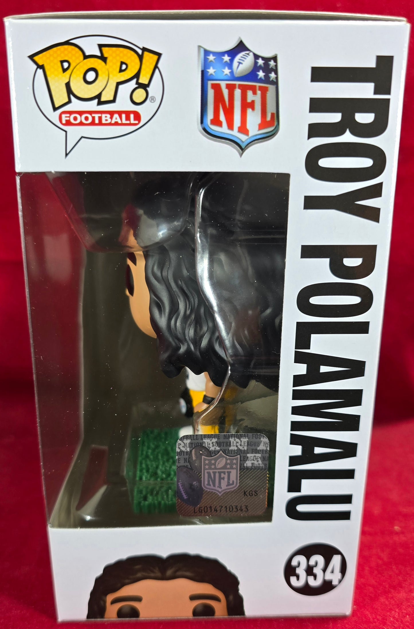 Funko POP!  Troy Polamalu Funko # 334 (Nib)
With pop protector