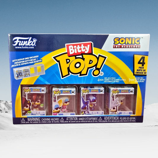 Sonic the Hedgehog Shadow Bitty Bop 4-Pack (Nib)