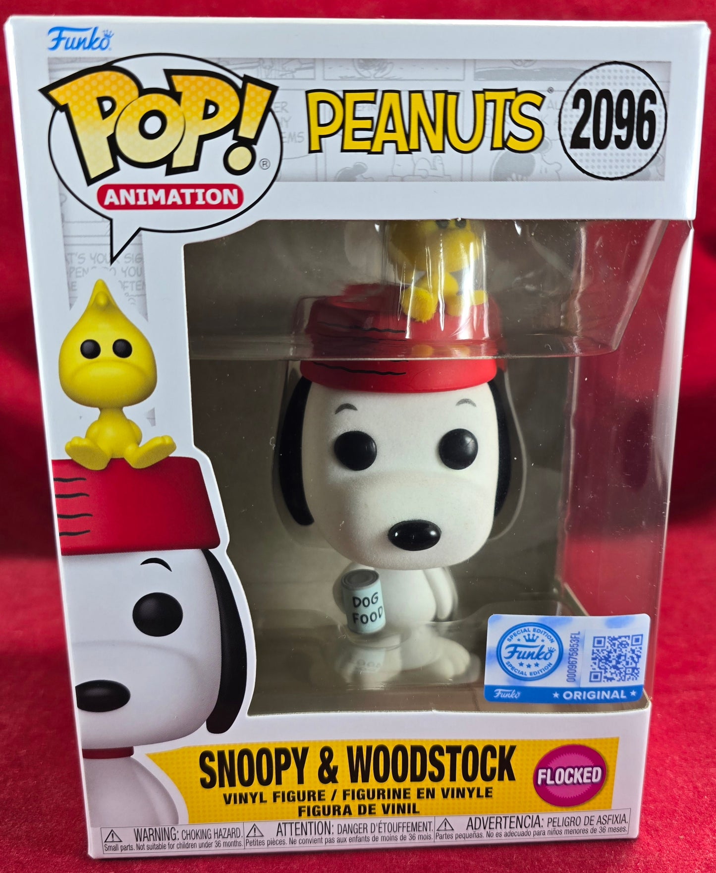 Entertainment earth exclusive Peanuts Snoopy & Woodstock Funko #2096 (Nib)
With pop protector
